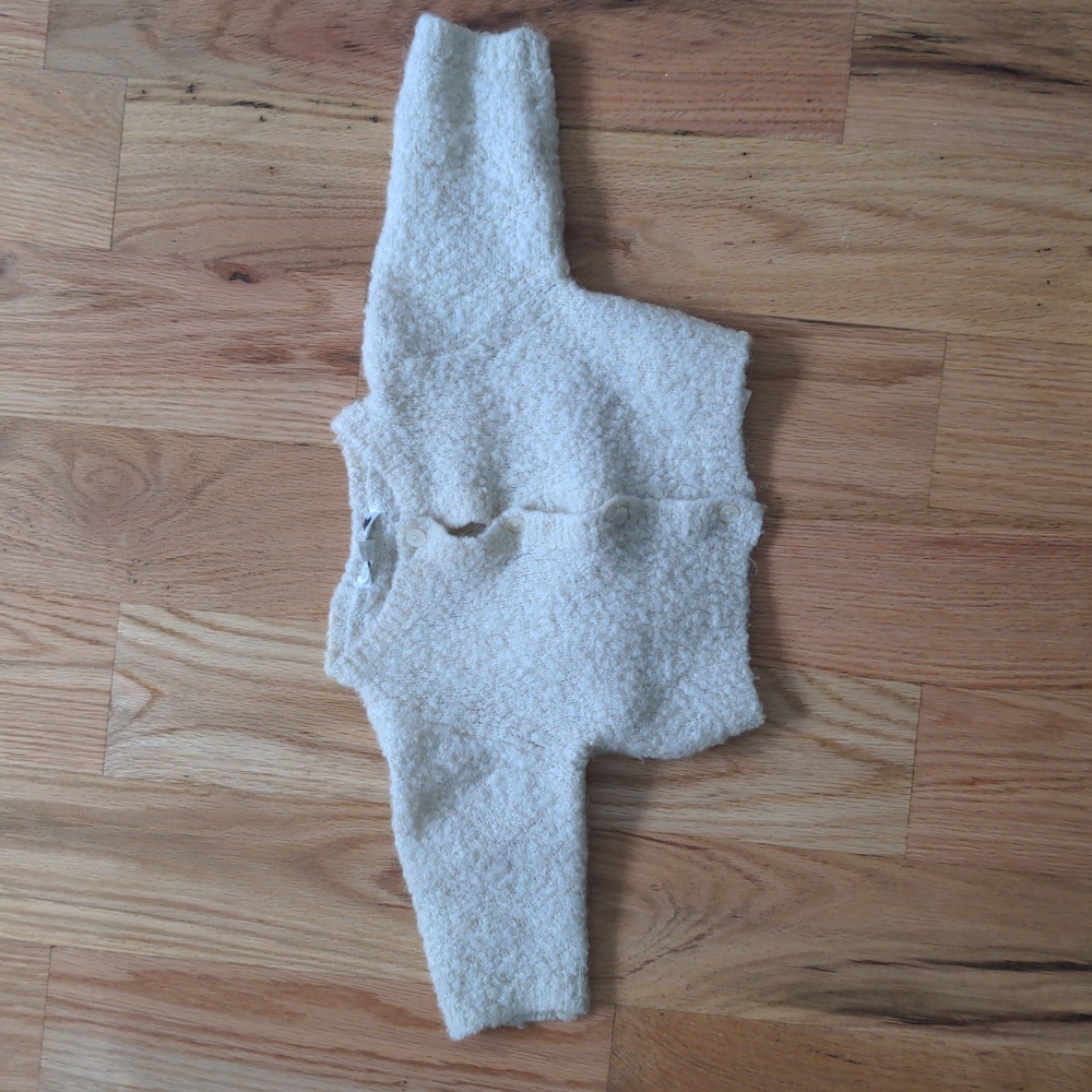 Louisella wool ivory cardigan